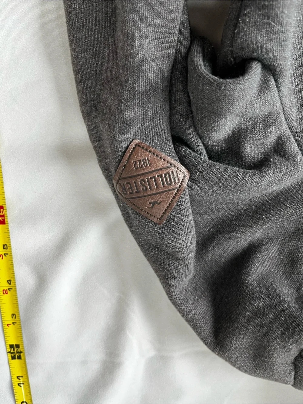 Hollister Dark Gray Hooded Military-Style Field Jacket